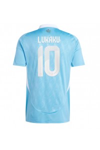 Fotbalové Dres Belgie Romelu Lukaku #10 Venkovní Oblečení ME 2024 Krátký Rukáv